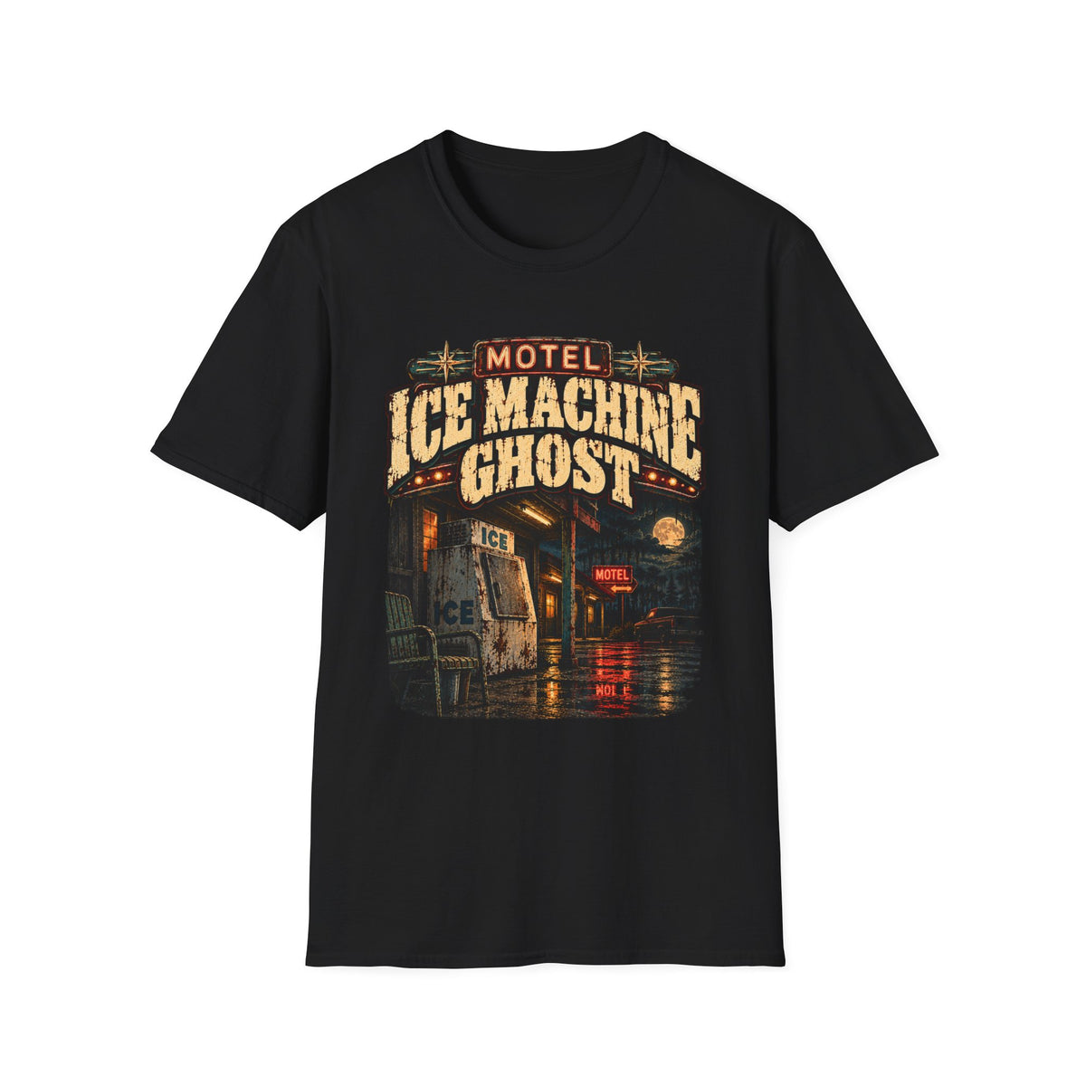 Motel Ice Machine Ghost Vintage Roadside Americana
