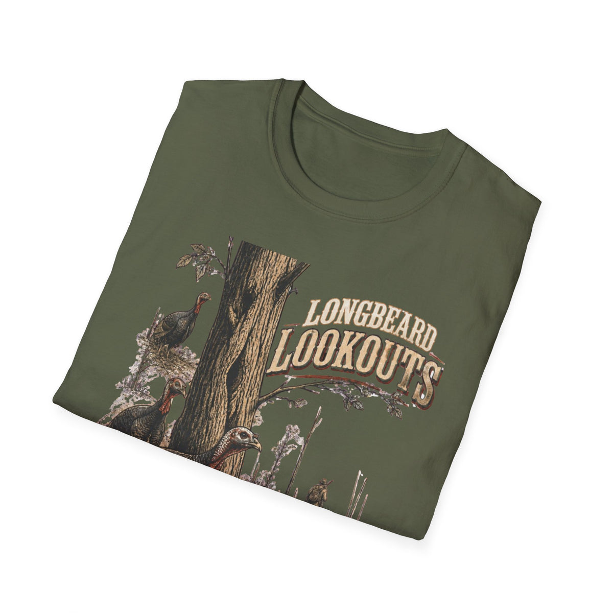 Longbeard Lookouts Turkey Hunting T-Shirt