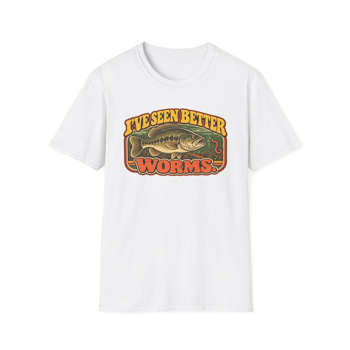 I've Seen Better Worms Vintage Bass Fishing