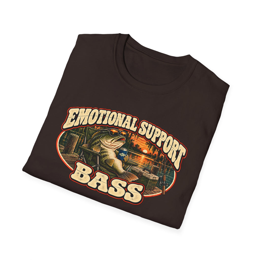 Emotional Support Bass Vintage Fishing