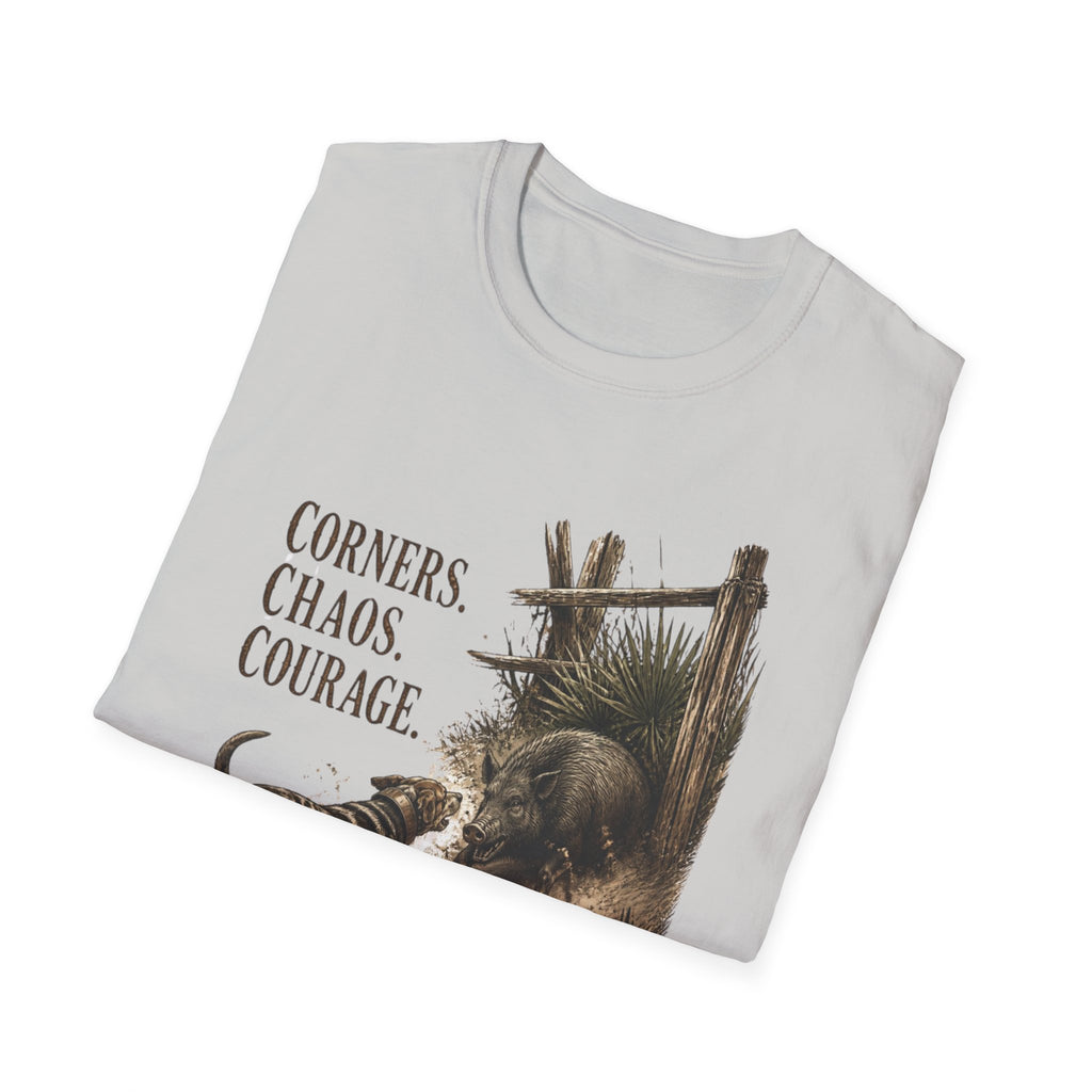 Corners Chaos Courage Catahoula Hog Dog Shirt