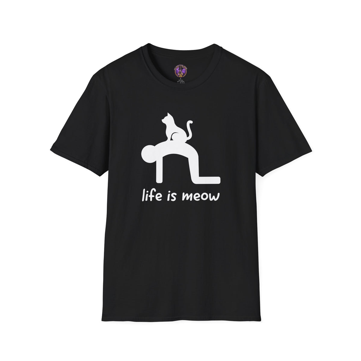 T-Shirt - Life Is Meow Cat Graphic Tee graphic T-shirt product image 1