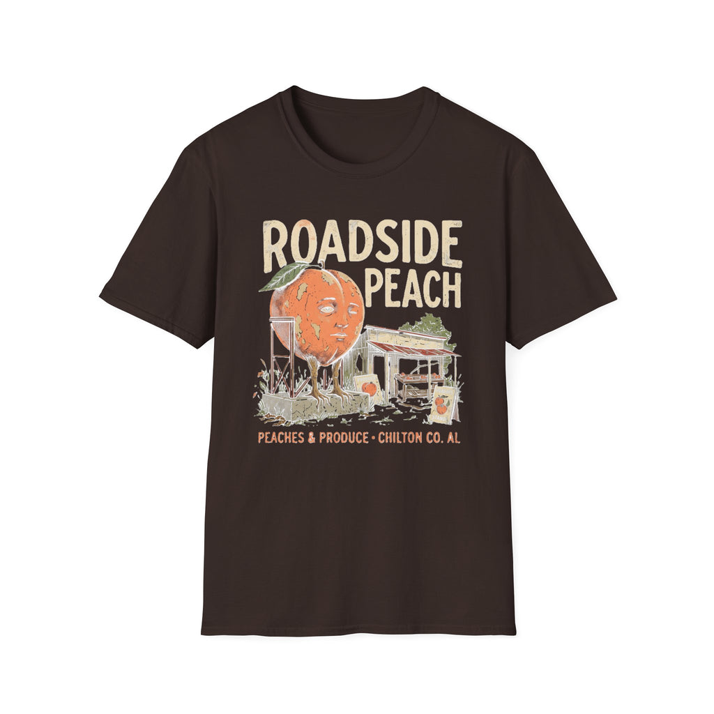 Roadside Peach Weird Americana T-Shirt | It's Heritage Hoss