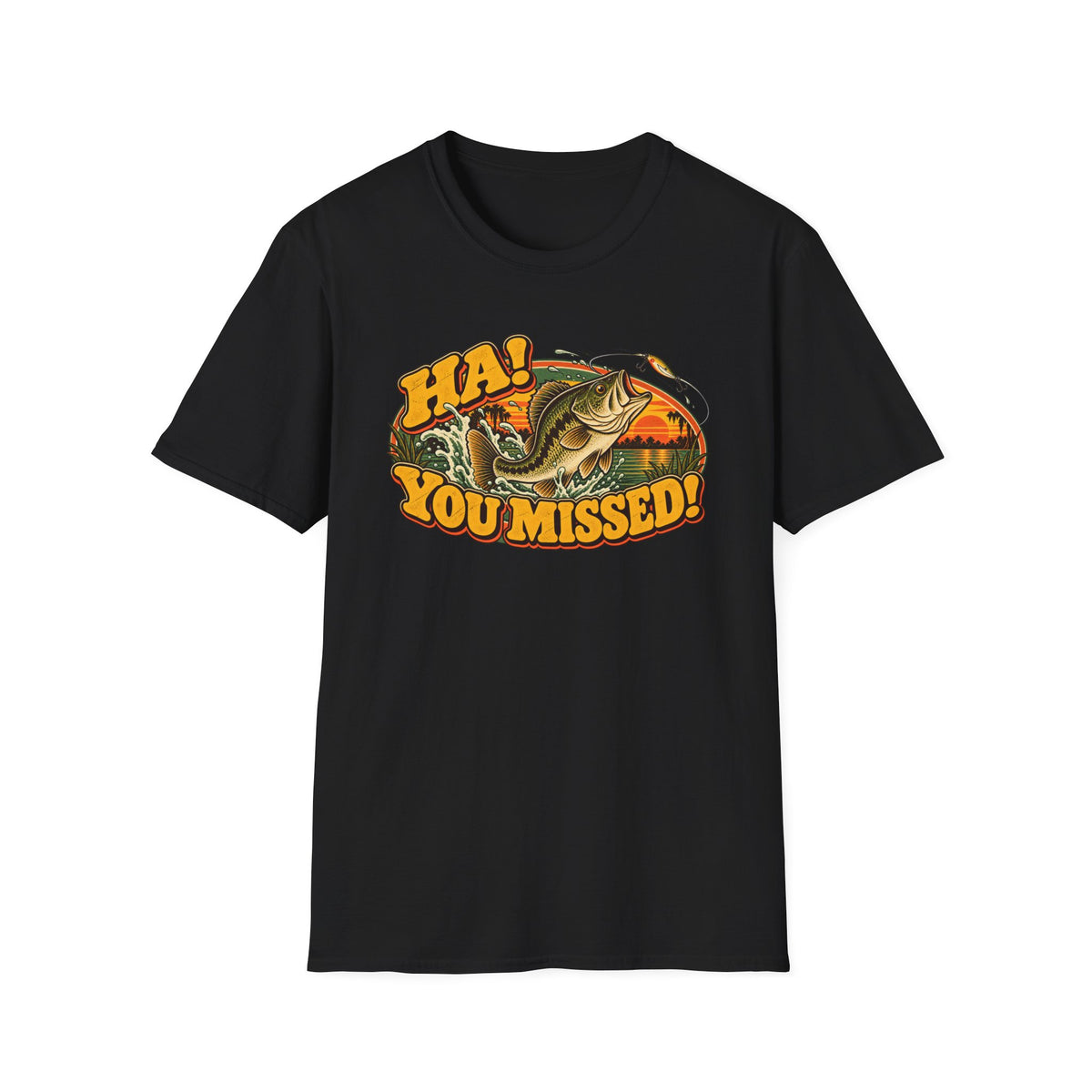 Ha! You Missed! Vintage Bass Fishing
