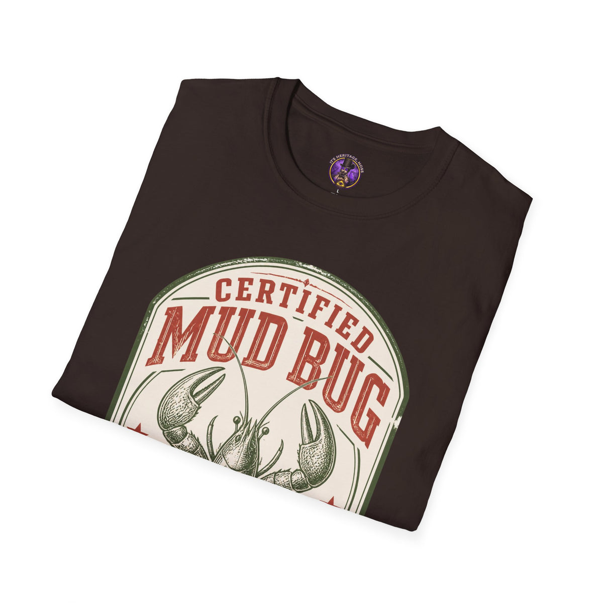 Certified Mud Bug Louisiana Boil Approved graphic T-shirt product image 10