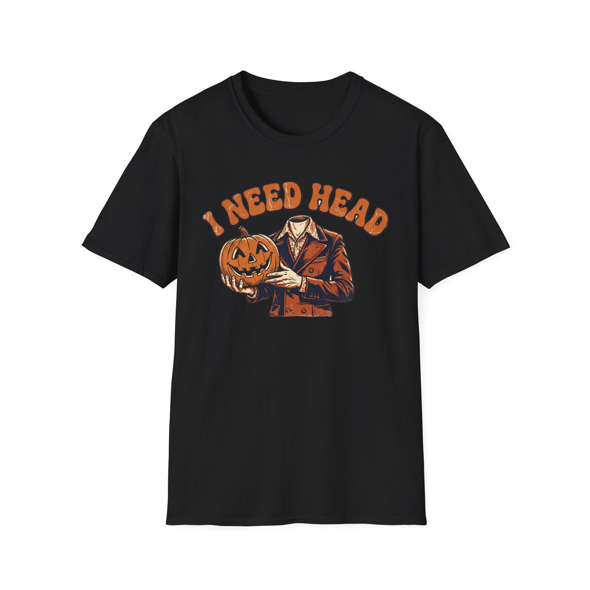 I Need Head Headless Horseman Vintage Halloween Shirt | It's Heritage Hoss