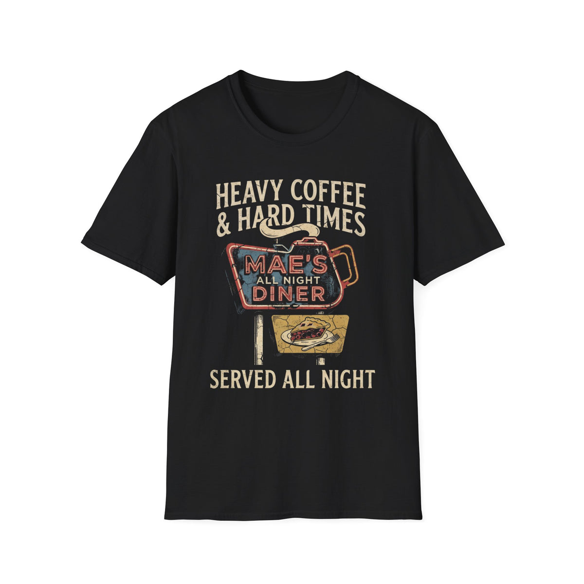 Heavy Coffee & Hard Times T-Shirt | It's Heritage Hoss