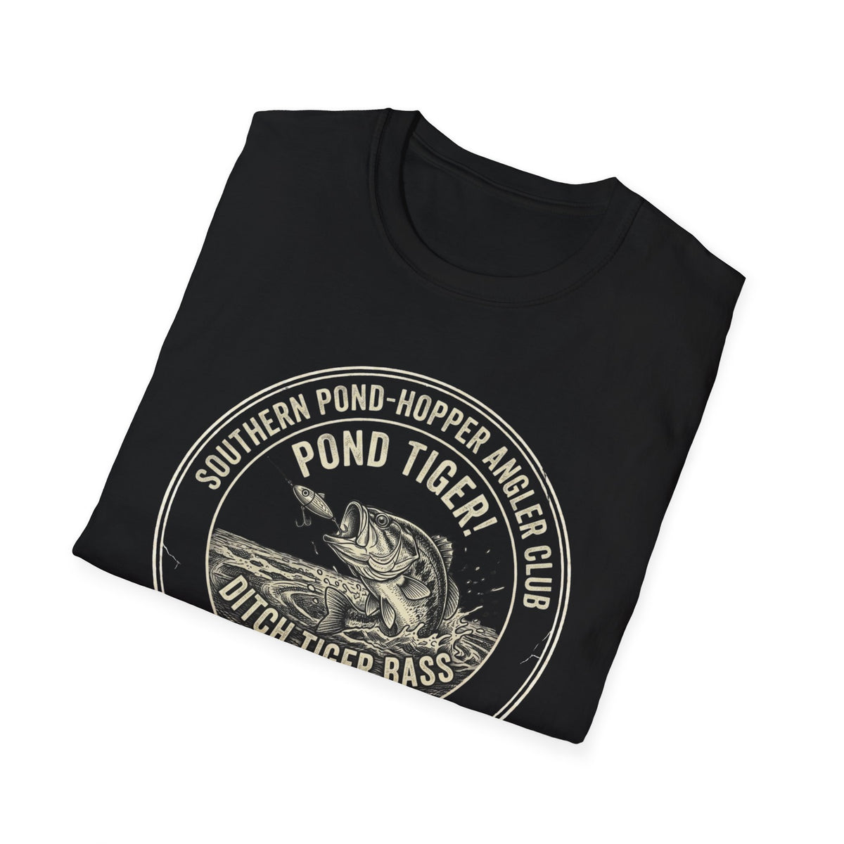 Southern Pond Hopper Angler Fishing T-Shirt | It's Heritage Hoss