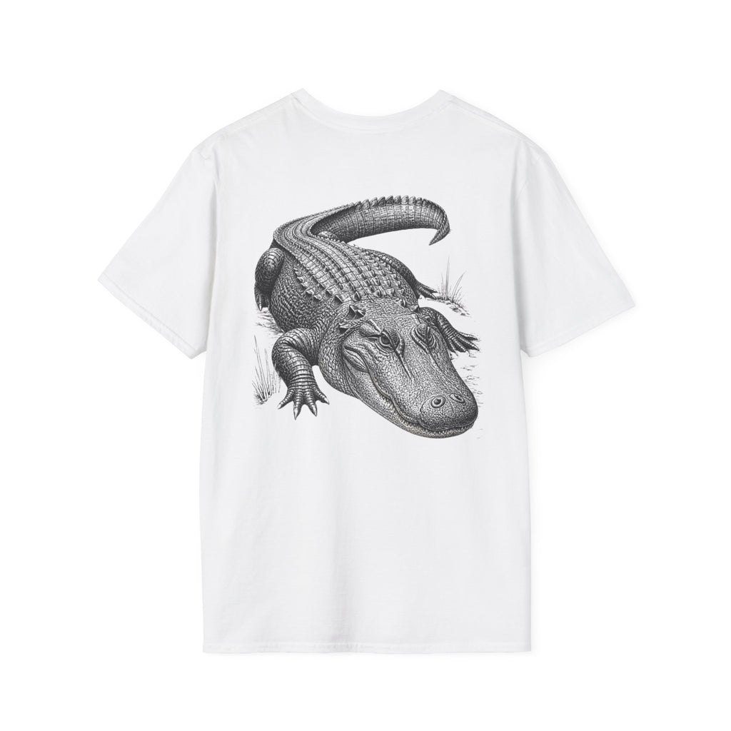Alligator Graphic T-Shirt — Vintage Gator Illustration Tee — product view 7