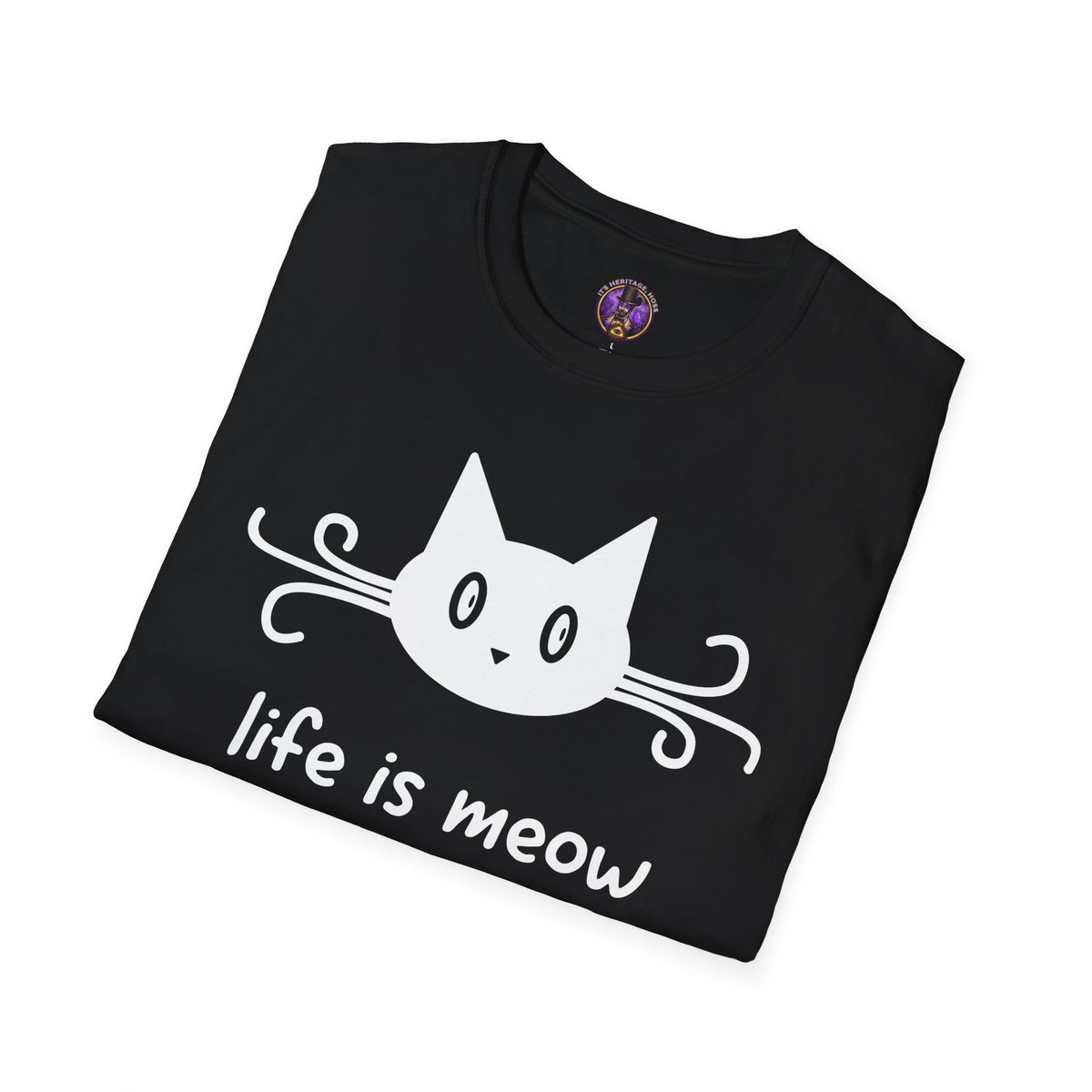 Blank White T-Shirt - Plain Classic Crewneck Tee graphic T-shirt product image 6