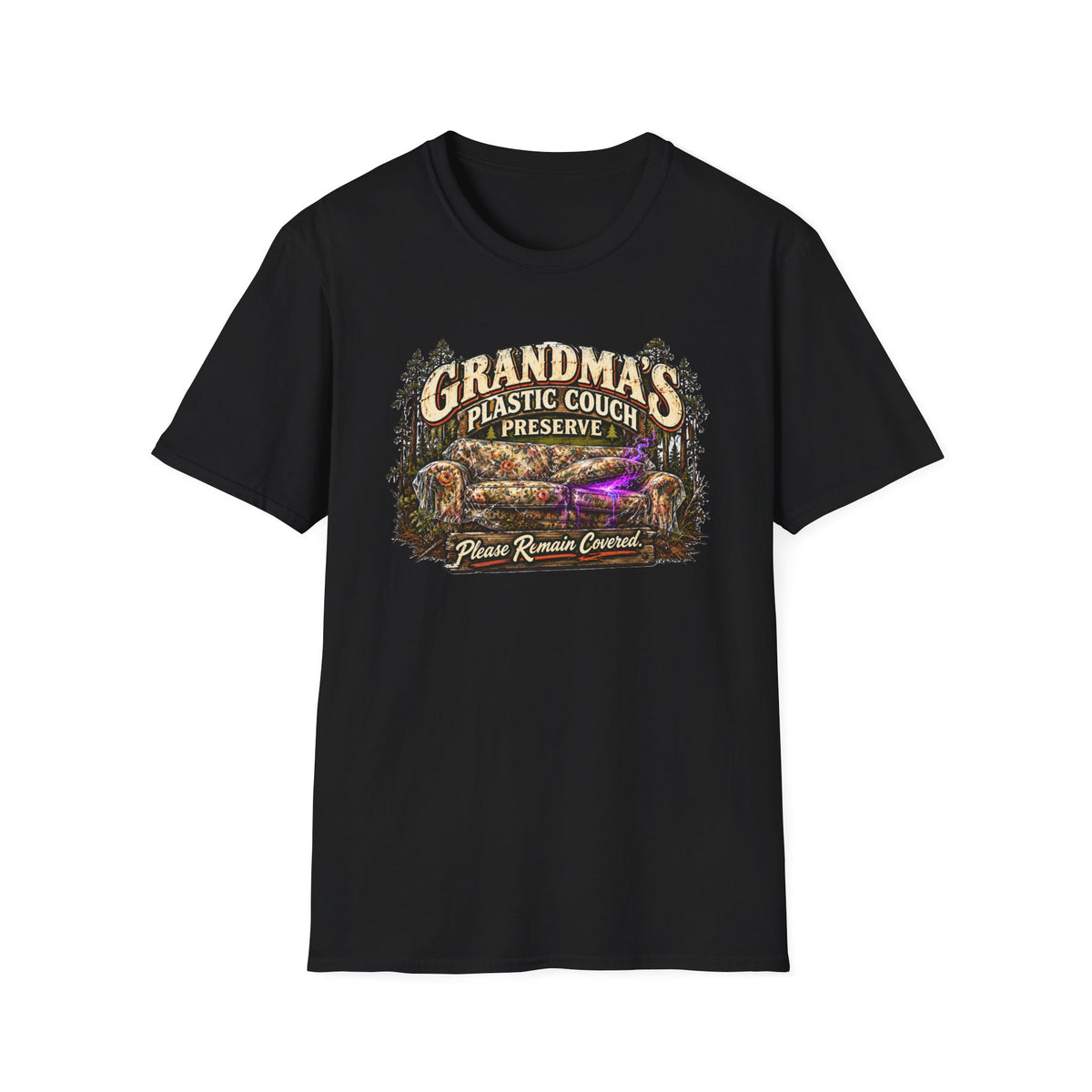 Grandma’s Plastic Couch Preserve T-Shirt — Southern Nostalgia