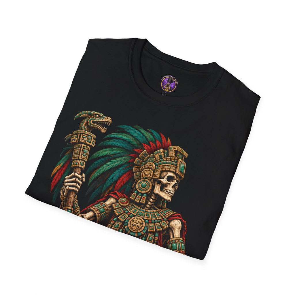 Aztec Warrior Skull T-Shirt | It's Heritage Hoss
