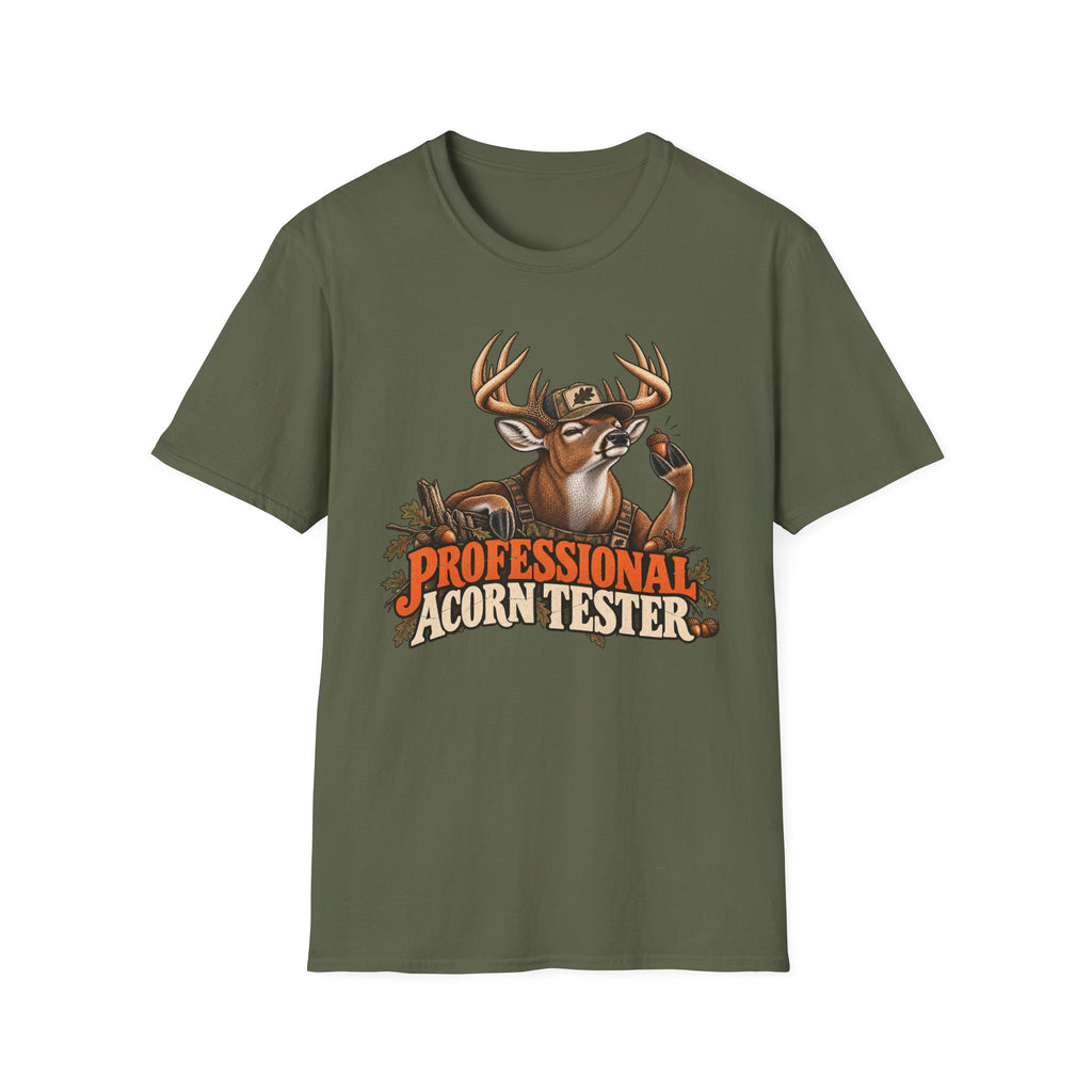 Professional Acorn Tester Funny Whitetail Deer Design