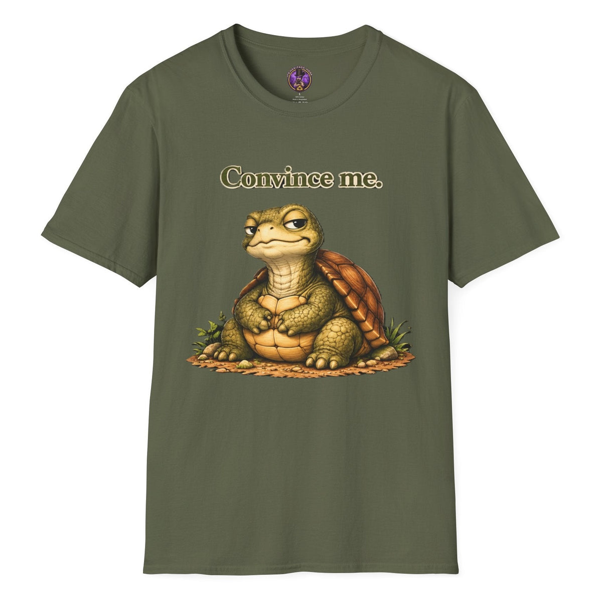 Convince Me Turtle T-Shirt | It's Heritage Hoss