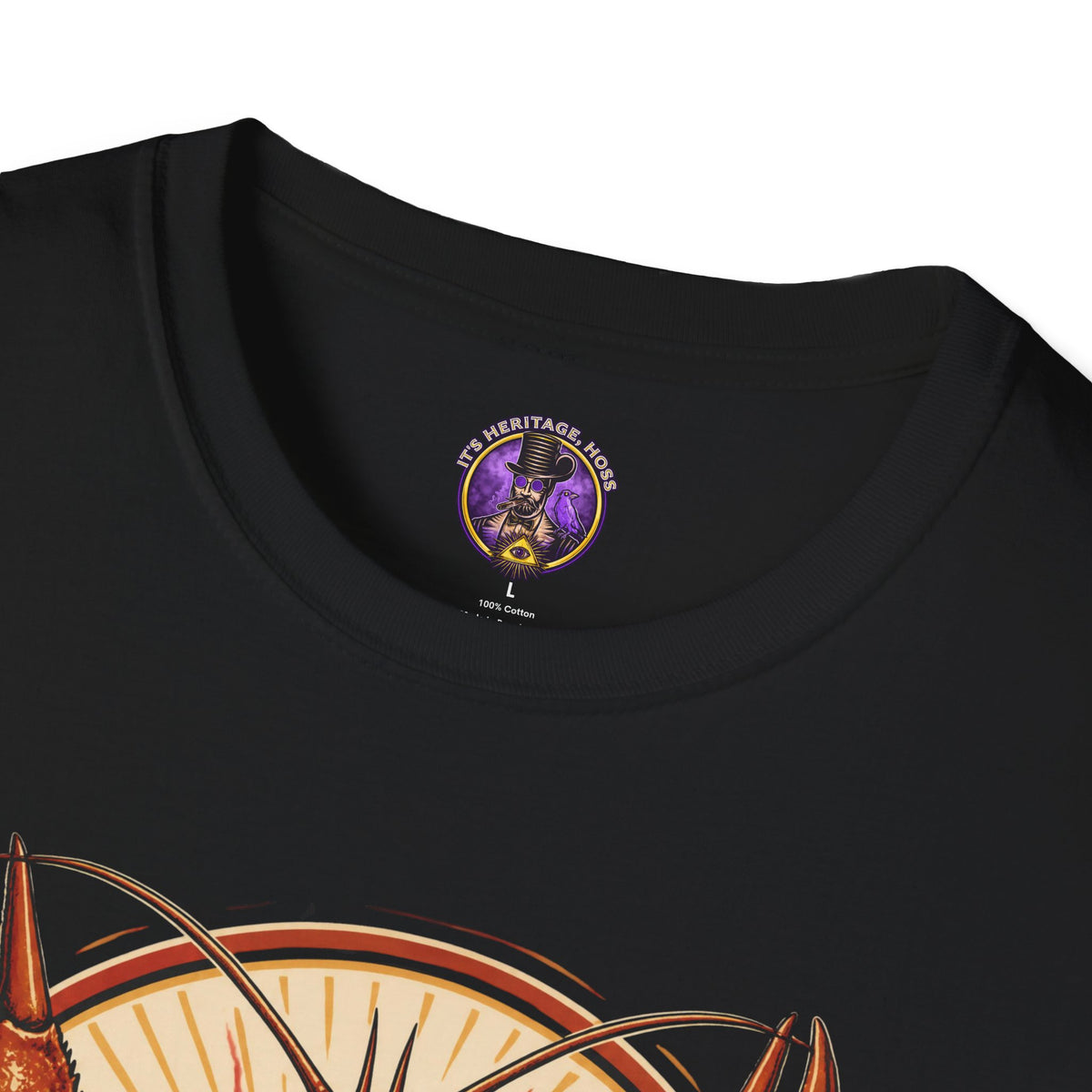 Crawfish Eating Champion Retro Louisiana T-Shirt graphic T-shirt product image 6