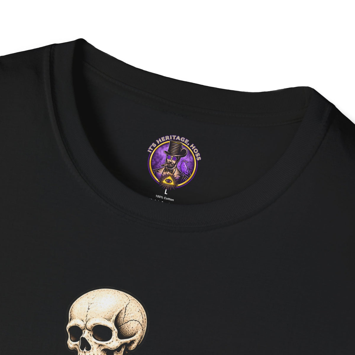 Skeleton Reading on Toilet T-Shirt | It's Heritage Hoss