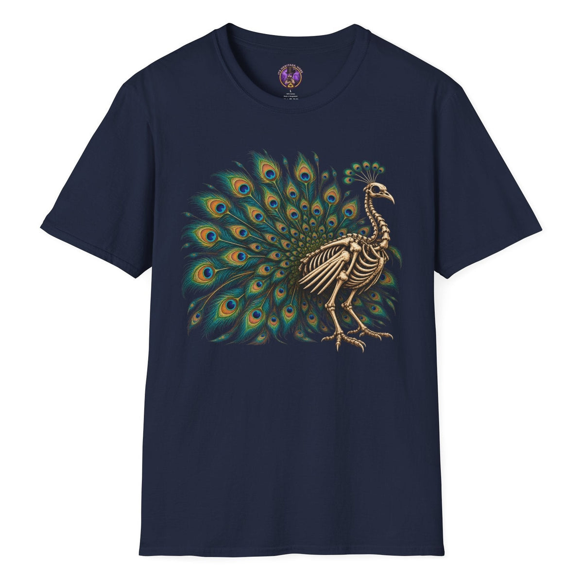 Peacock Skeleton T-Shirt | It's Heritage Hoss