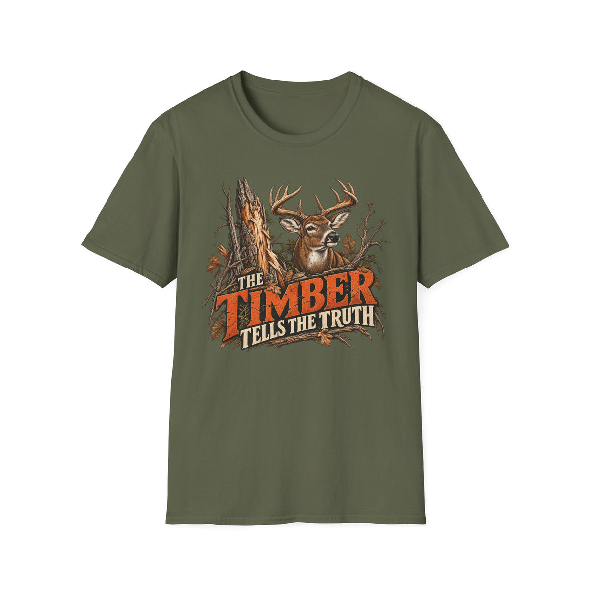 The Timber Tells The Truth Whitetail Woodsmanship Design