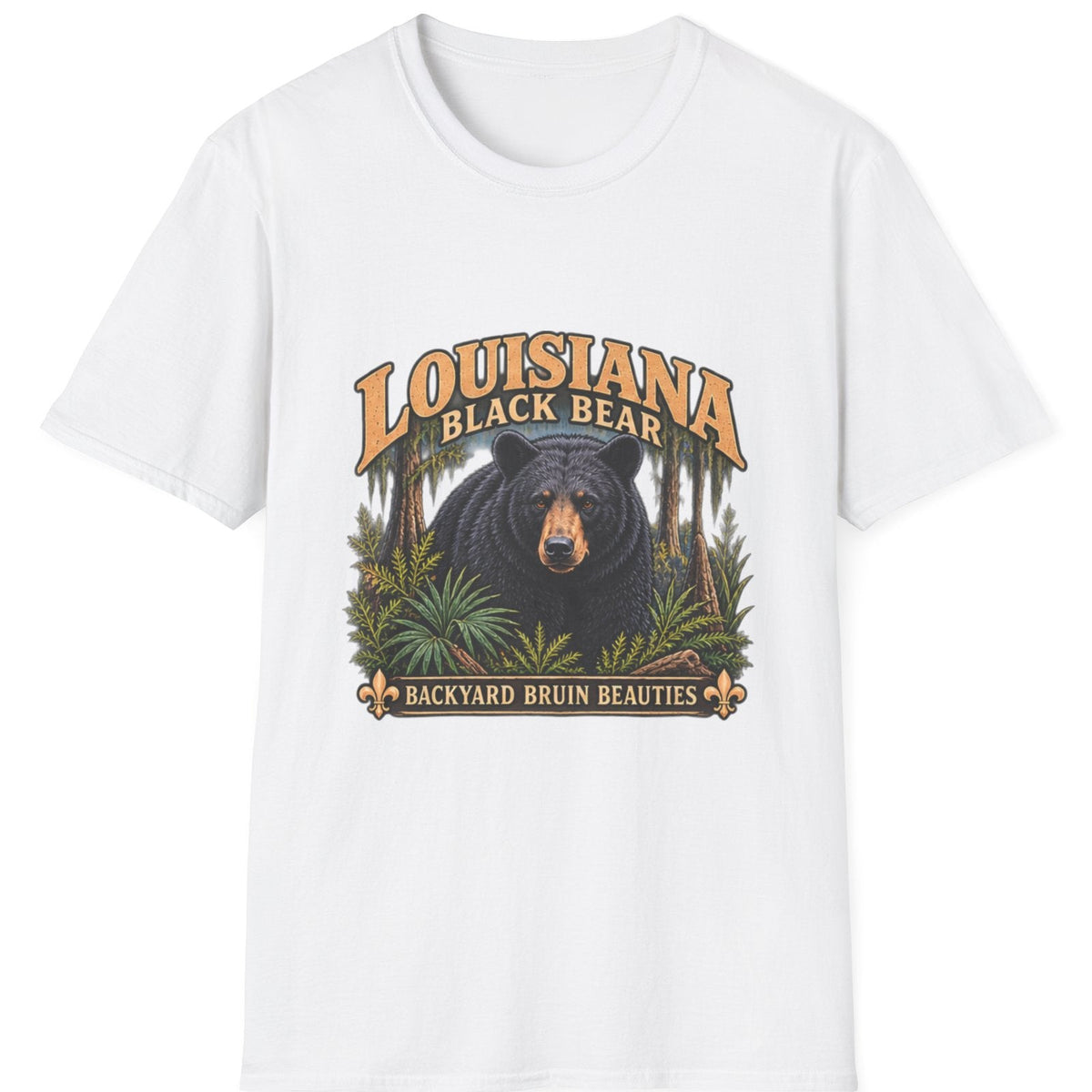 Louisiana Black Bear T-Shirt outdoor graphic T-shirt product image 1