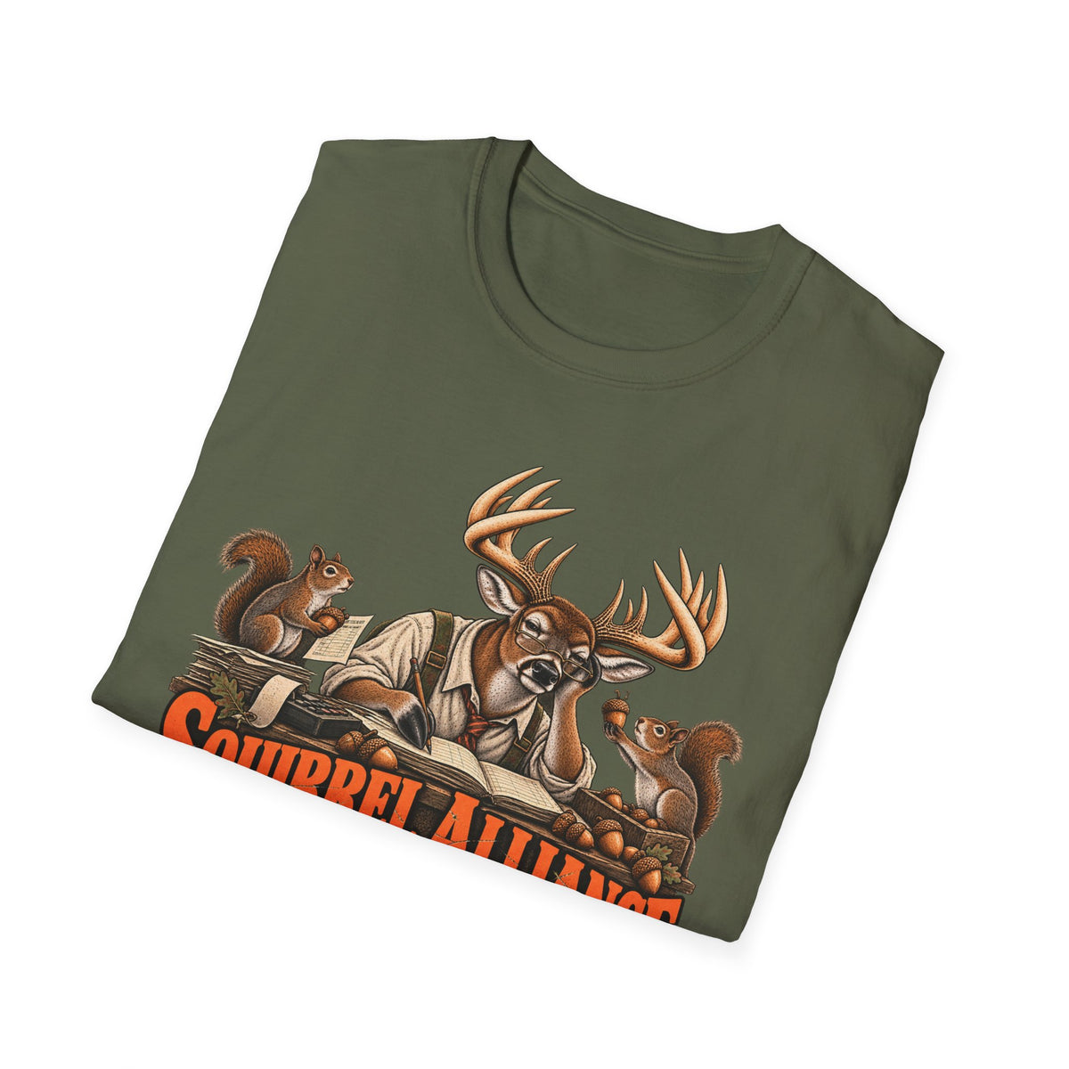 Squirrel Alliance Treasurer Woodland Whitetail Hunting Design
