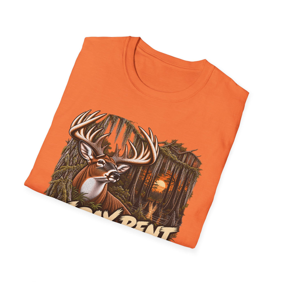 I Pay Rent To The Moss Funny Southern Whitetail Design