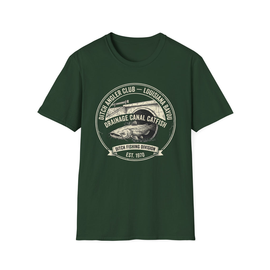 Ditch Angler Club Southern Fishing T-Shirt | It's Heritage Hoss