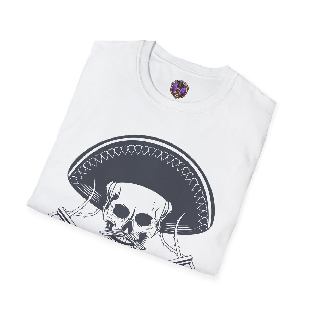 Mariachi Skull Sombrero T-Shirt