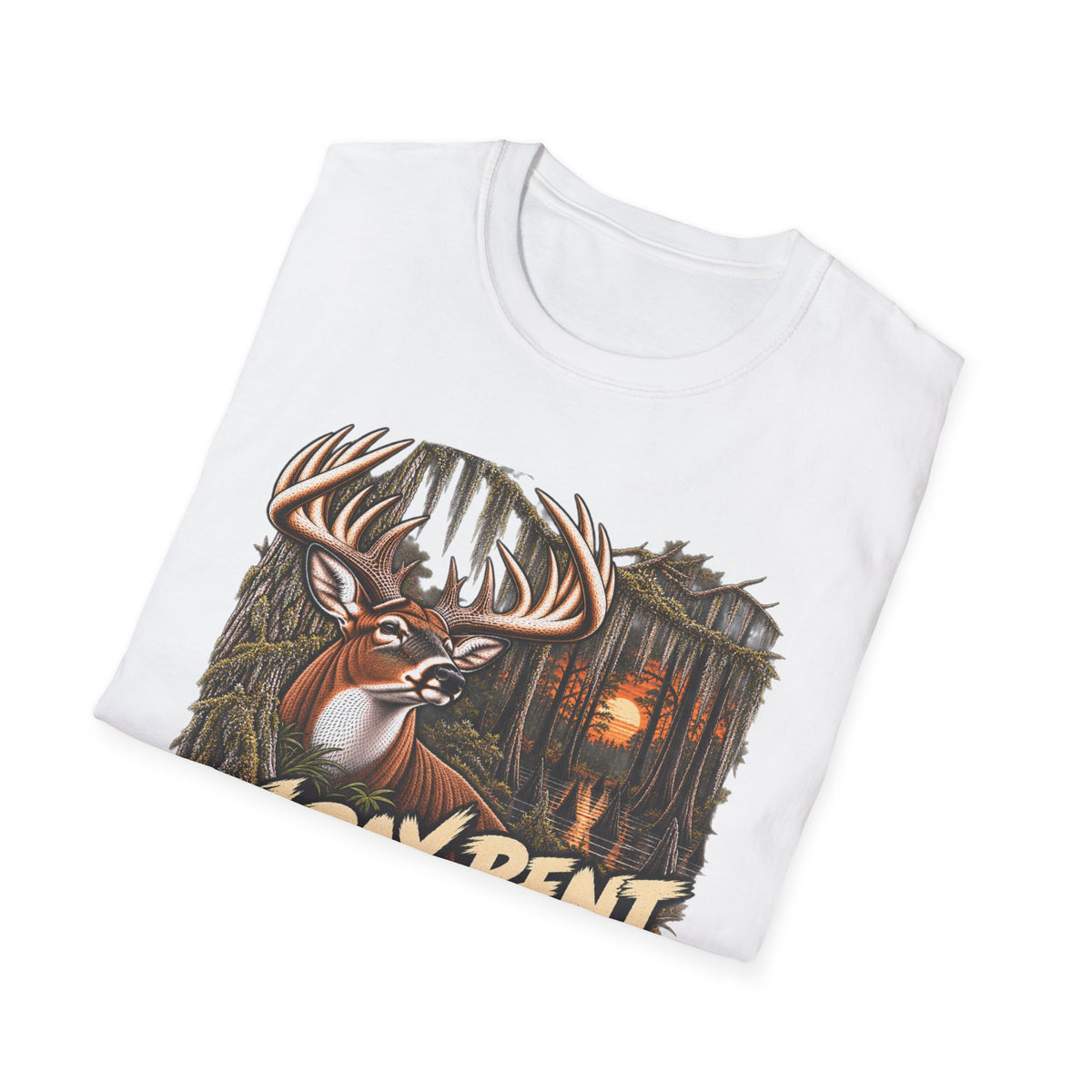 I Pay Rent To The Moss Funny Southern Whitetail Design