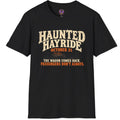 Haunted Hayride vintage Halloween graphic tee