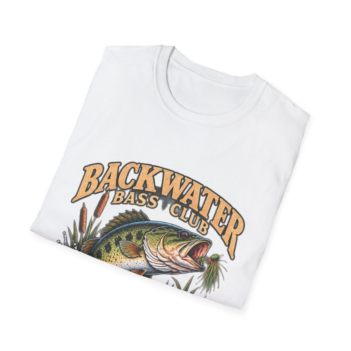 Backwater Bass Club Fishing T-Shirt outdoor graphic T-shirt product image 6
