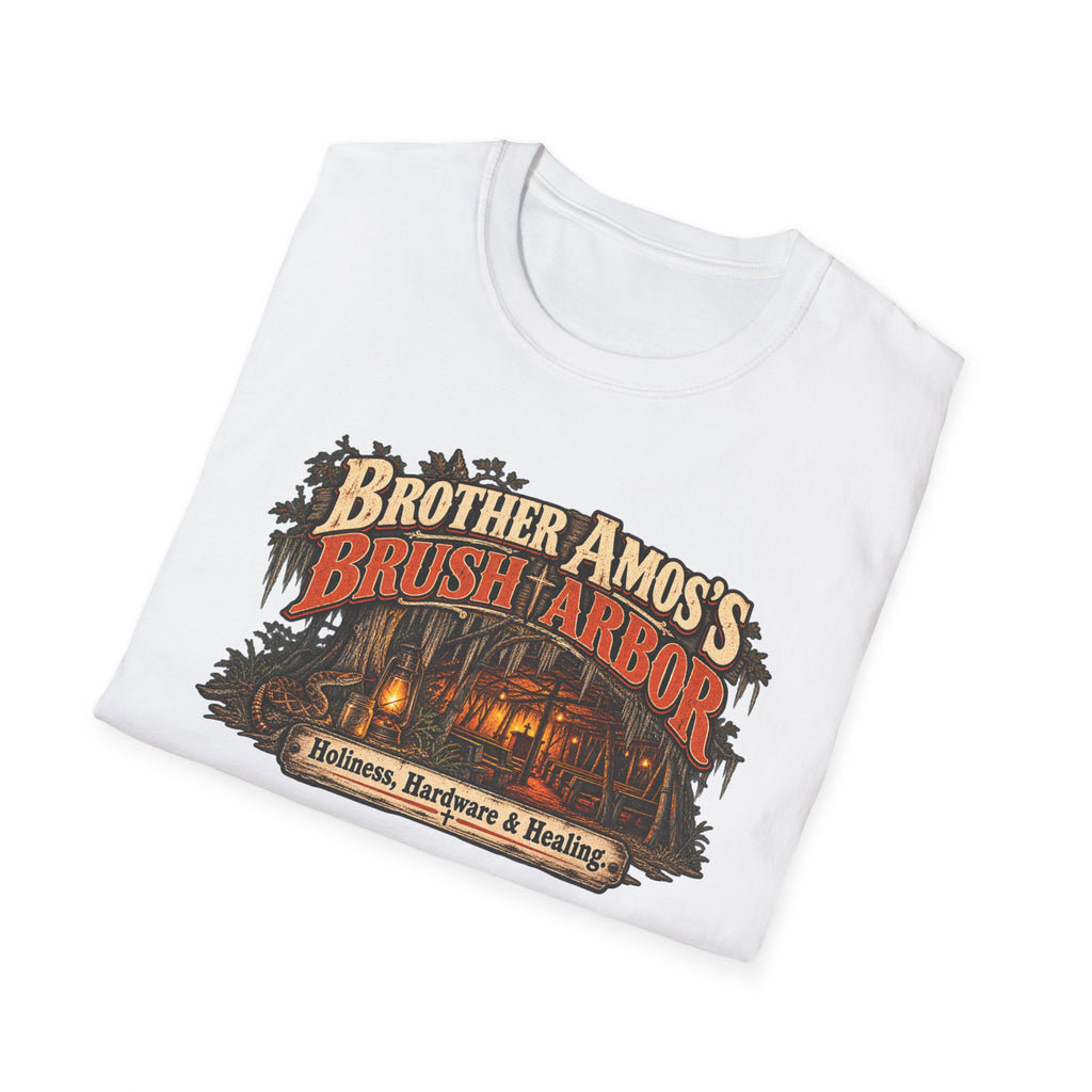 Brother Amos’s Brush Arbor T-Shirt — Southern Revival