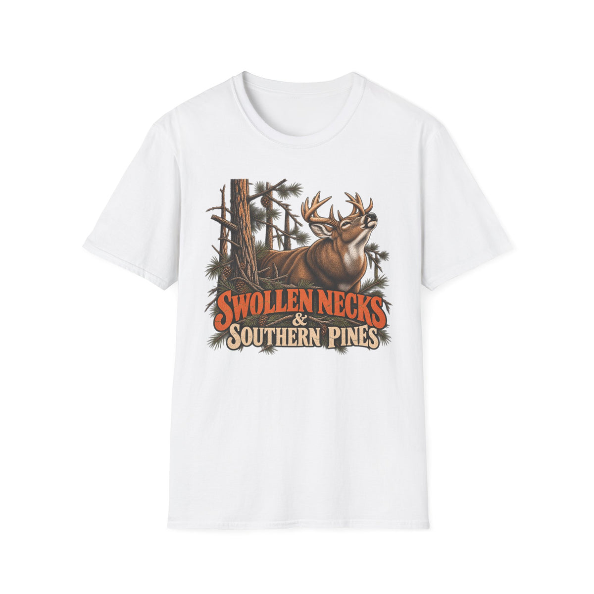 Swollen Necks & Southern Pines Whitetail Rut Design