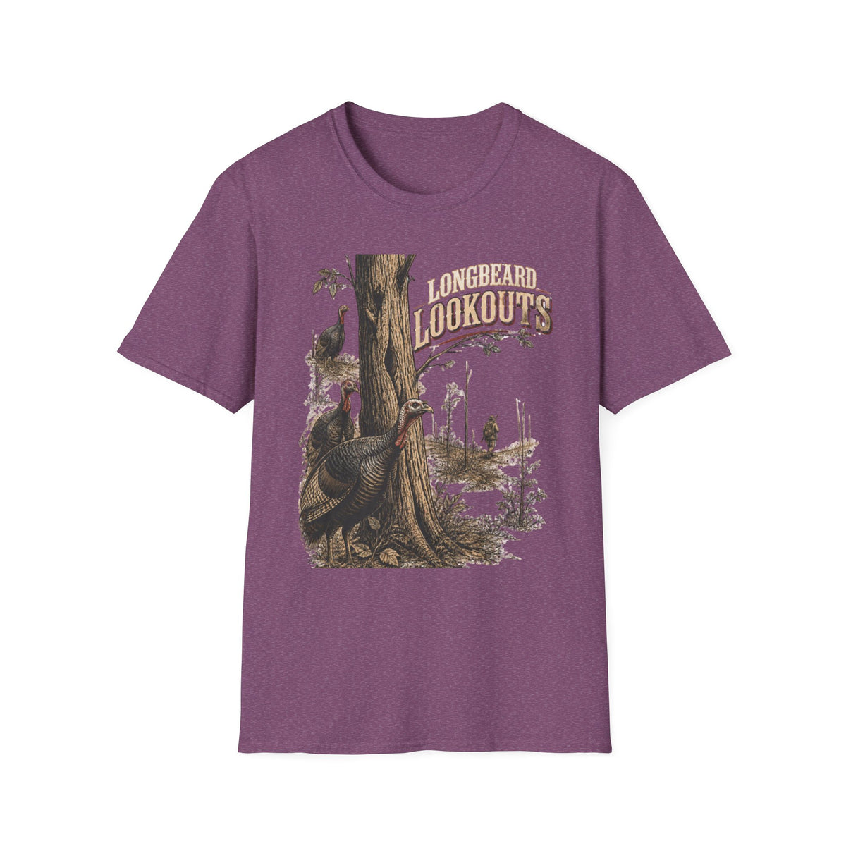 Longbeard Lookouts Turkey Hunting T-Shirt