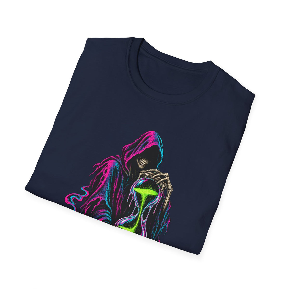 Psychedelic Reaper And Hourglass