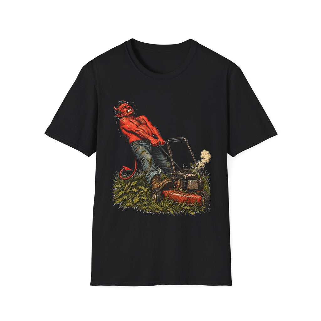 Devil vs. the Lawn Mower