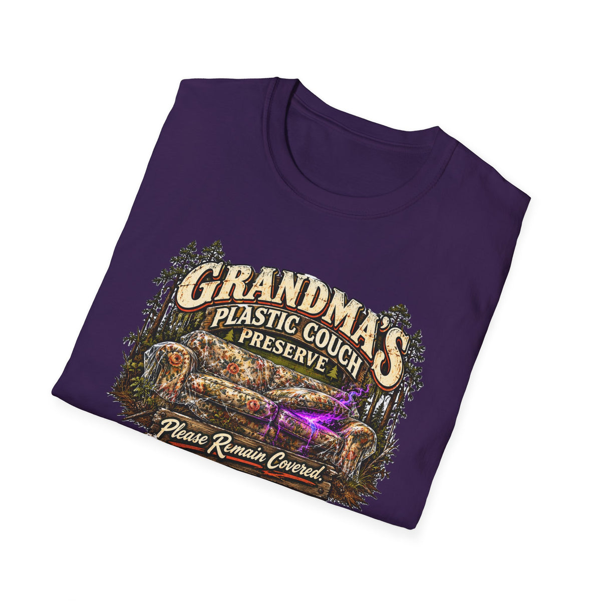 Grandma’s Plastic Couch Preserve T-Shirt — Southern Nostalgia