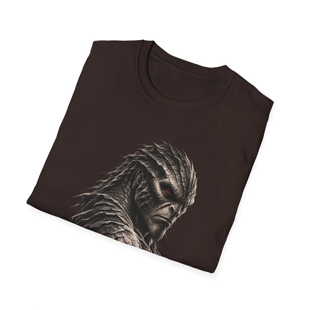Reptilian Cryptid T-Shirt | Conspiracy Creature Art