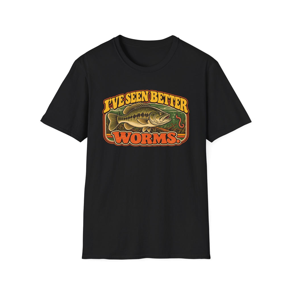 I've Seen Better Worms Vintage Bass Fishing