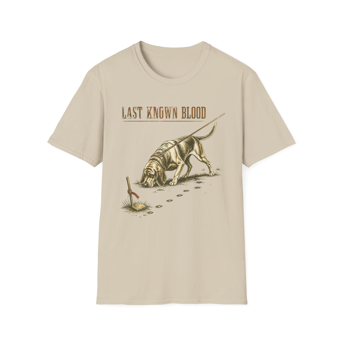 Last Known Blood Deer Tracking Dog Shirt