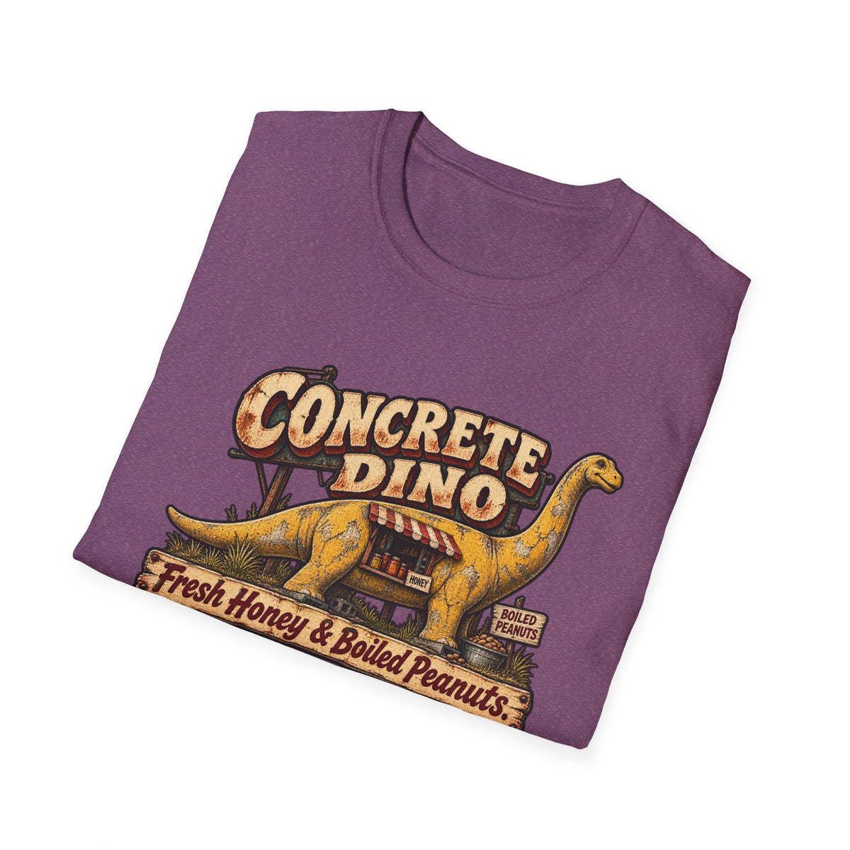Concrete Dino T-Shirt — Roadside Dinosaur