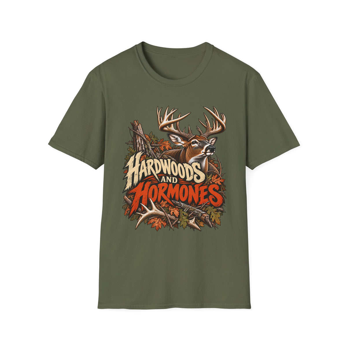 Hardwoods & Hormones Whitetail Rut Hunting Design
