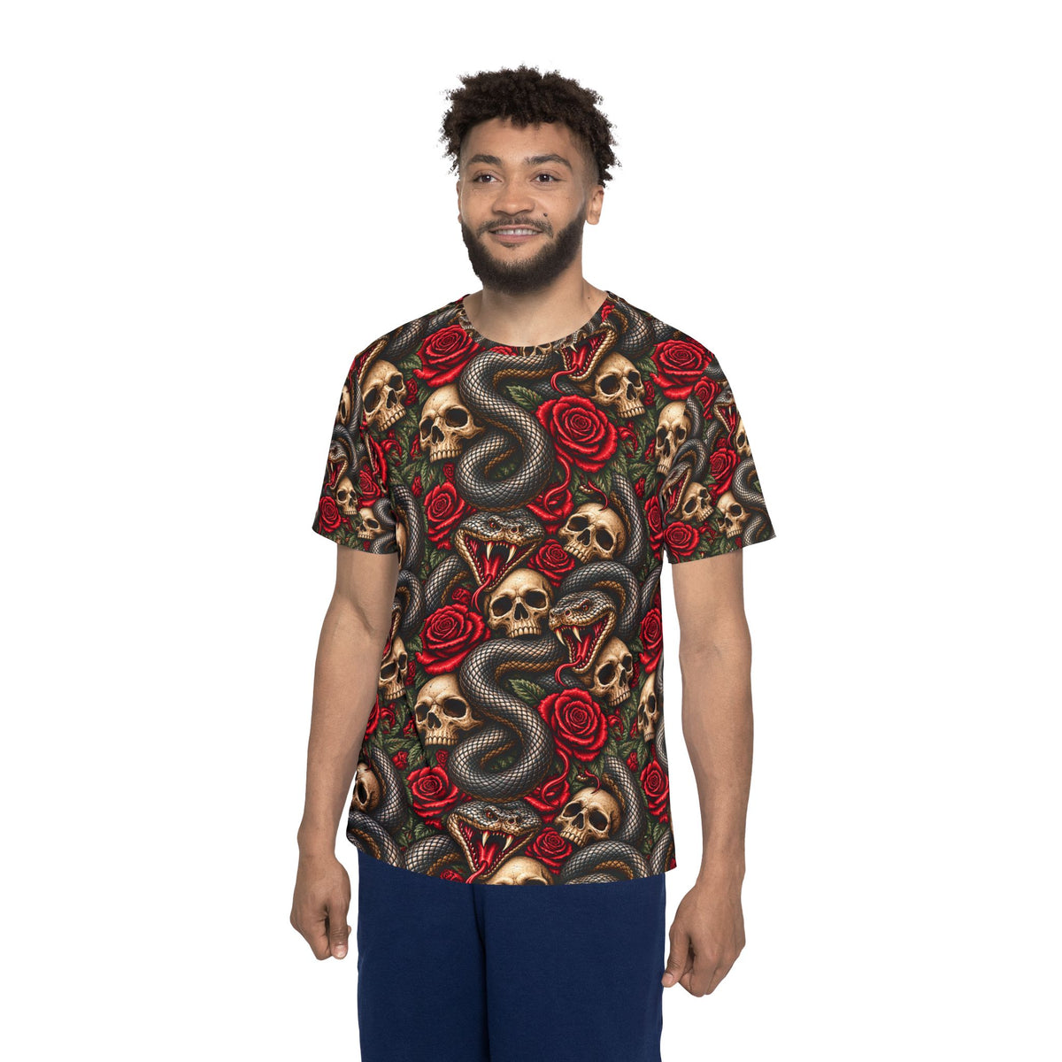 Skull & Snake Roses Jersey | It's Heritage Hoss