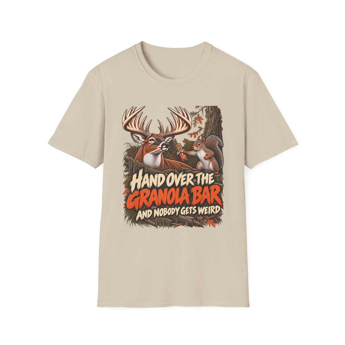 Hand Over The Granola Bar Funny Whitetail Deer Design
