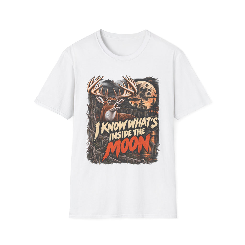 I Know What's Inside The Moon Weird Whitetail Deer Design