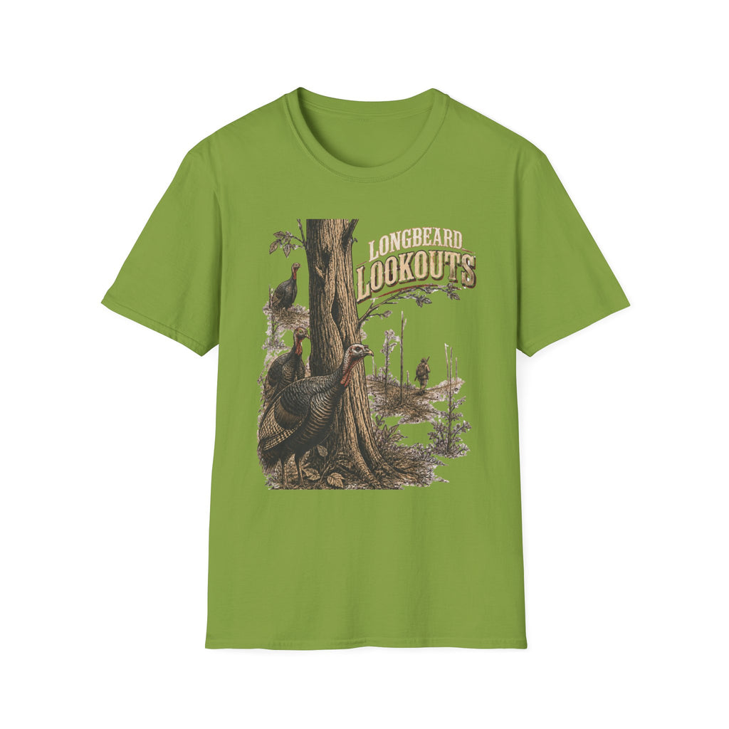 Longbeard Lookouts Turkey Hunting T-Shirt