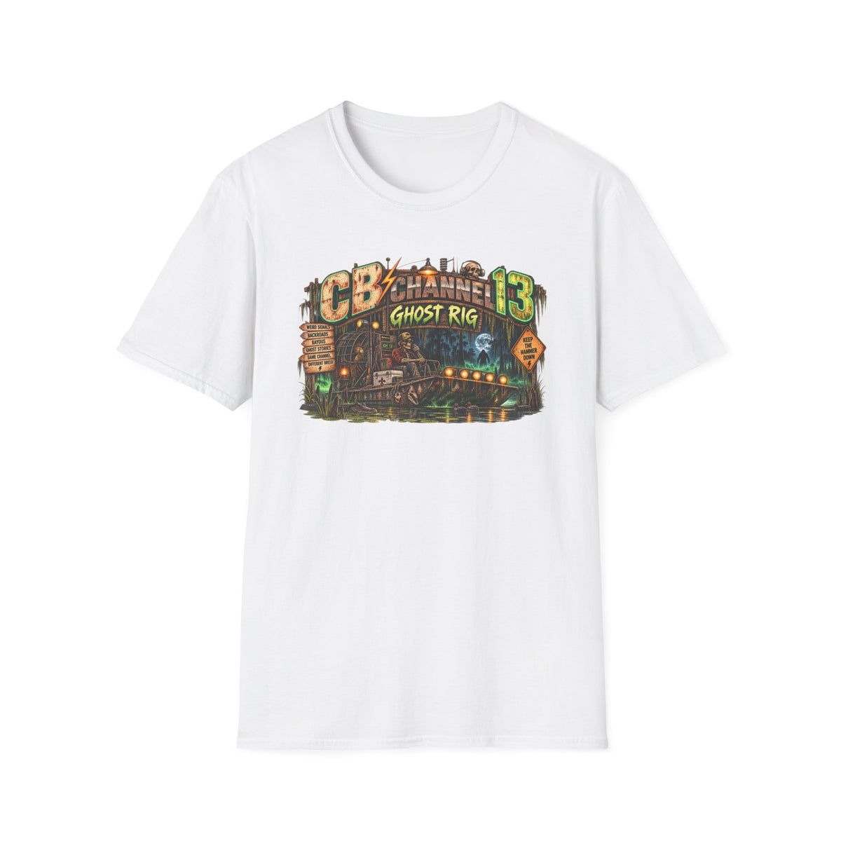 CB Channel 13 Ghost Rig T-Shirt — Haunted Trucker