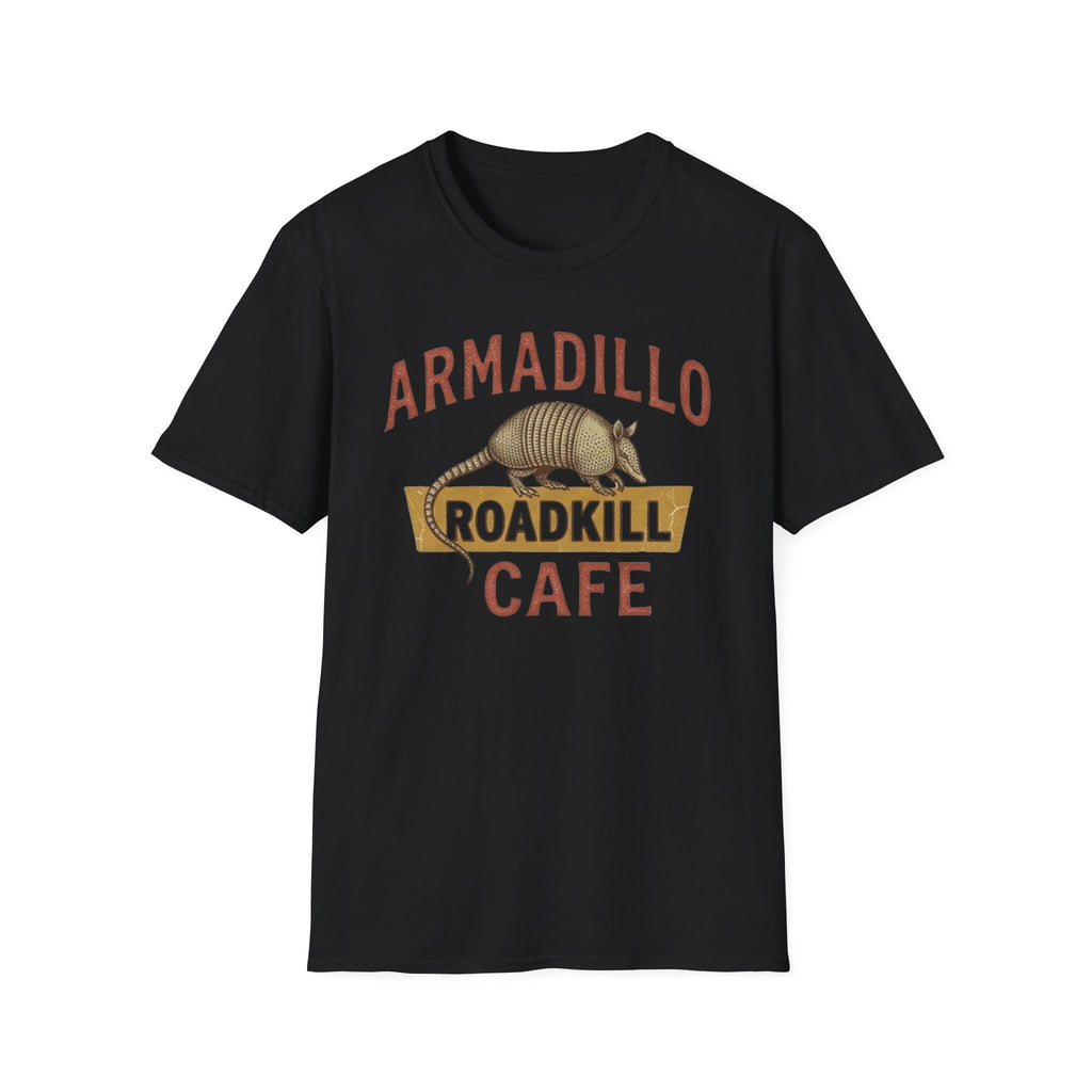Armadillo Roadkill Cafe T-Shirt | It's Heritage Hoss