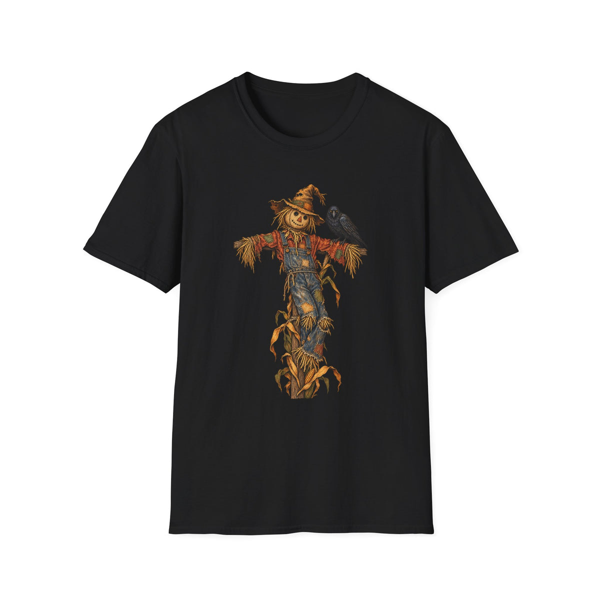Scarecrow And Crow