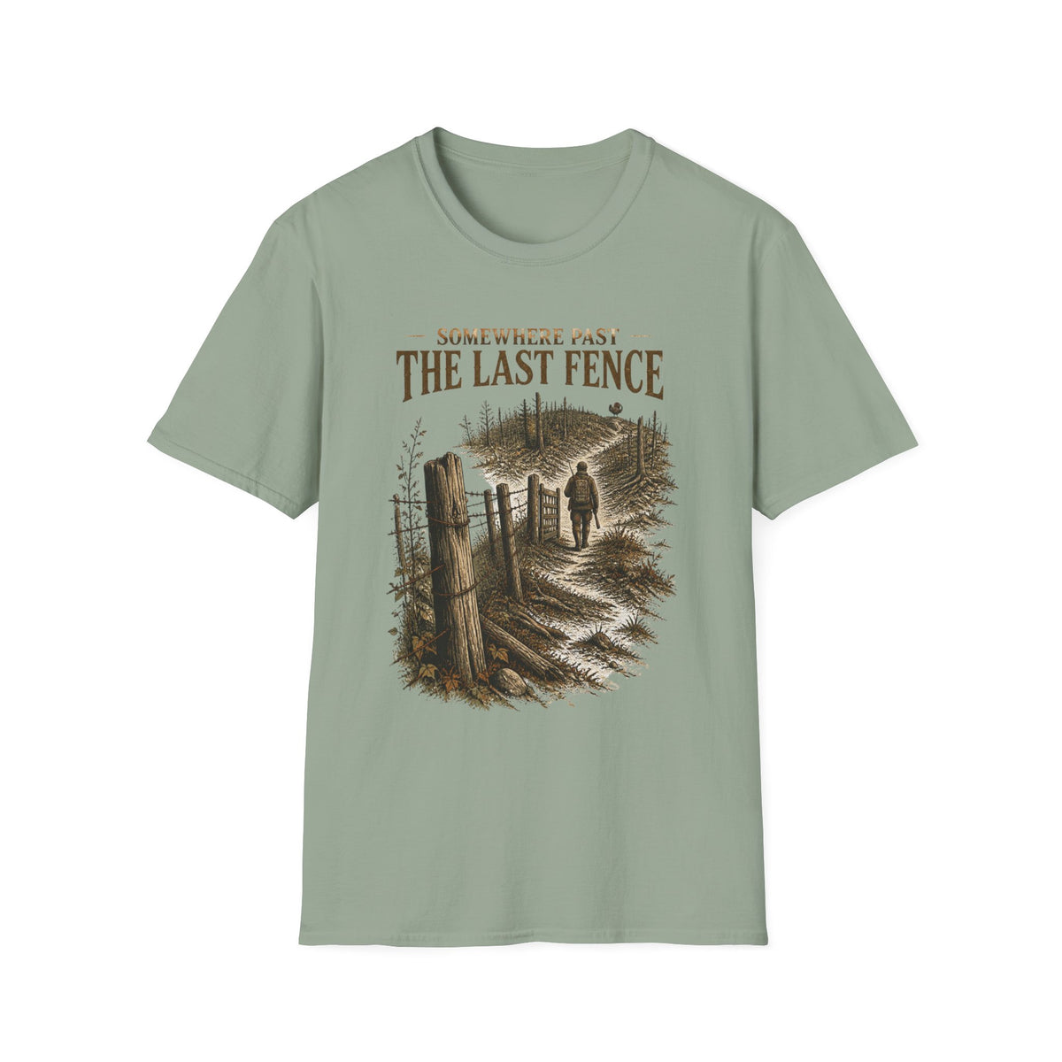 Somewhere Past the Last Gate Turkey Hunting T-Shirt
