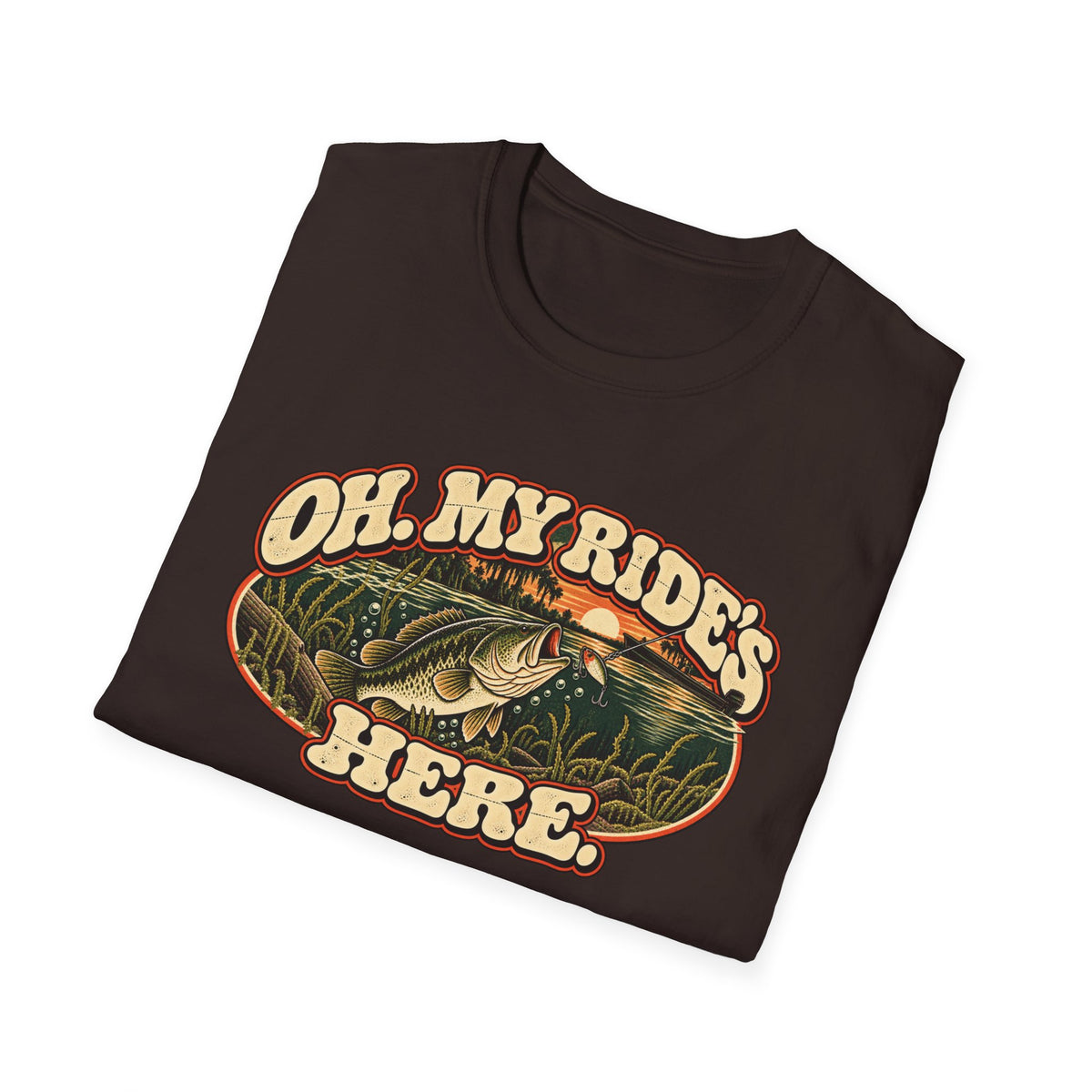 Oh. My Ride's Here. Vintage Bluegill Fishing